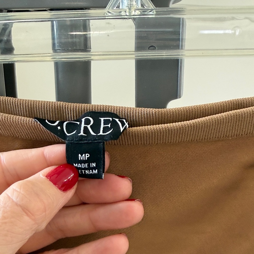 J Crew Gwenyth Gold Satin Skirt - Picture 2 of 5